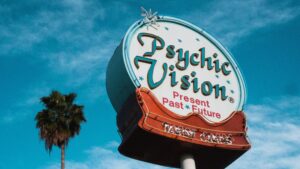 sign that says Psychic Vision