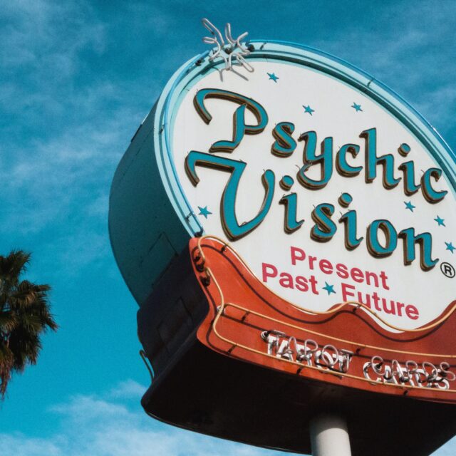 sign that says Psychic Vision